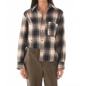 NEW CISSA daily button down shirt in ramsey plaid